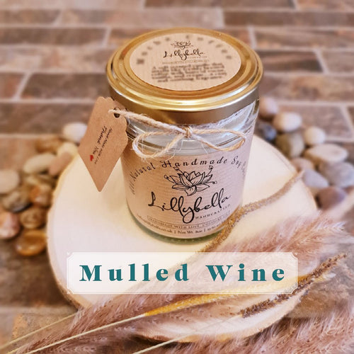 Mulled Wine Soy Wax Candle - LillyBella Limited